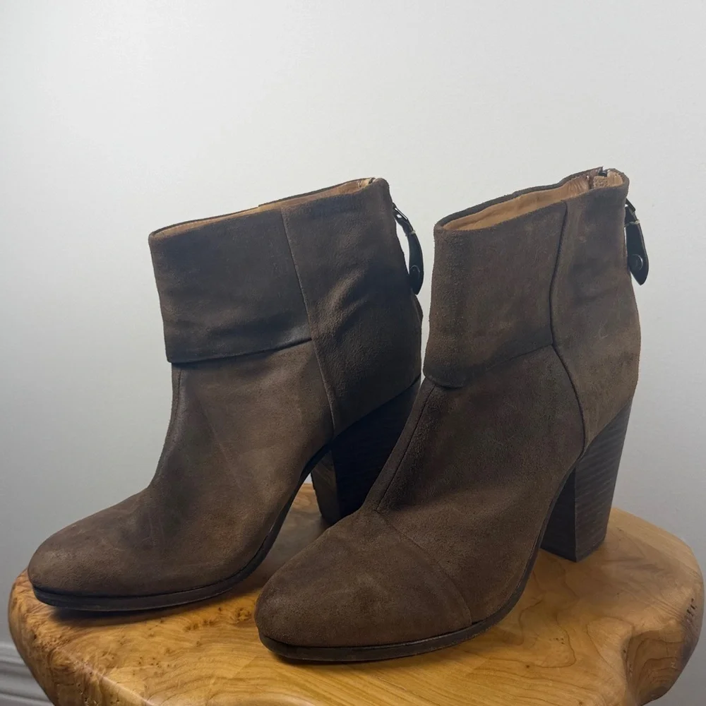 rag & bone Brown Heeled Boots - Picture 3 of 10